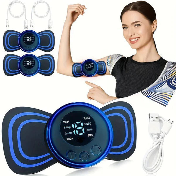 Mini Masajeador EMS Portátil Relajación Muscular Cuello Espalda LEER DESCRIPCION